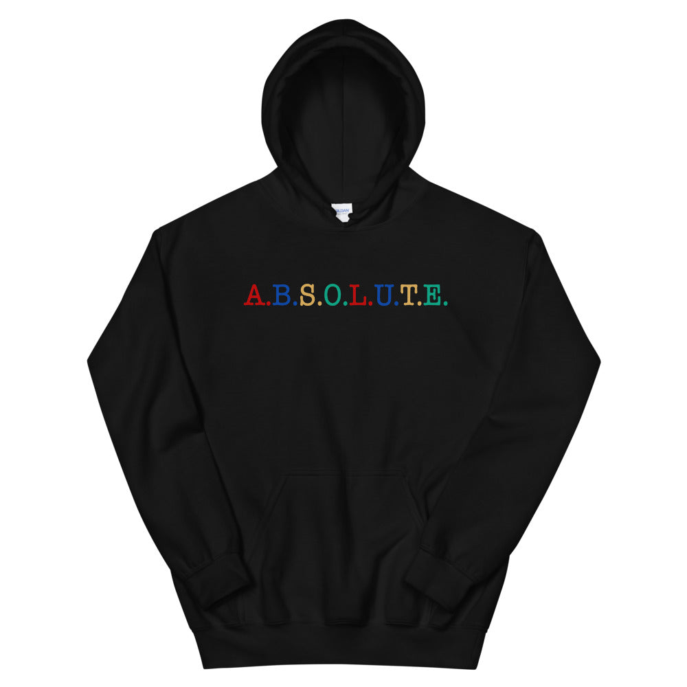 Multicolored Absolute Intelligence Unisex Hoodie