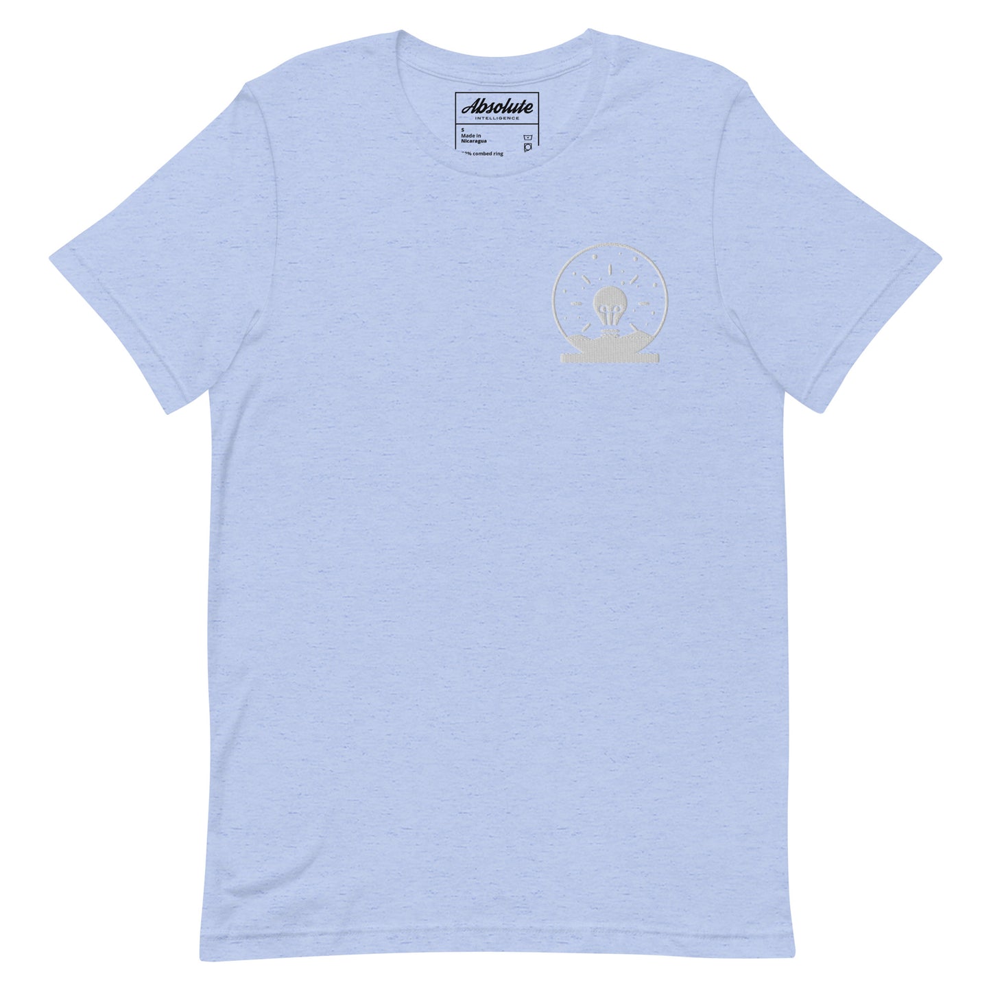 Snow Globe Unisex T-Shirt - Carolina Blue/Heather Blue